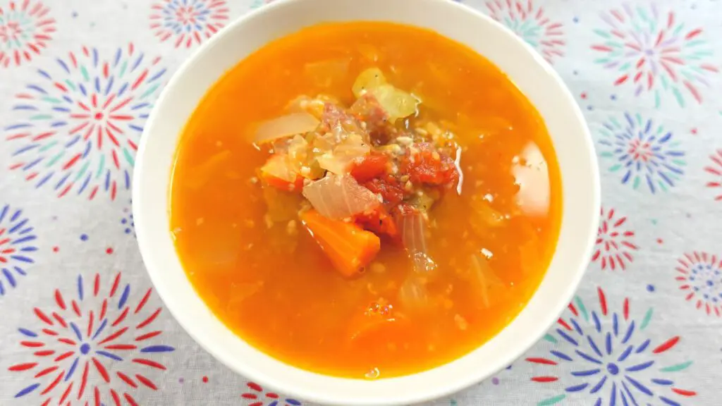 Soup sesasoned with shio koji