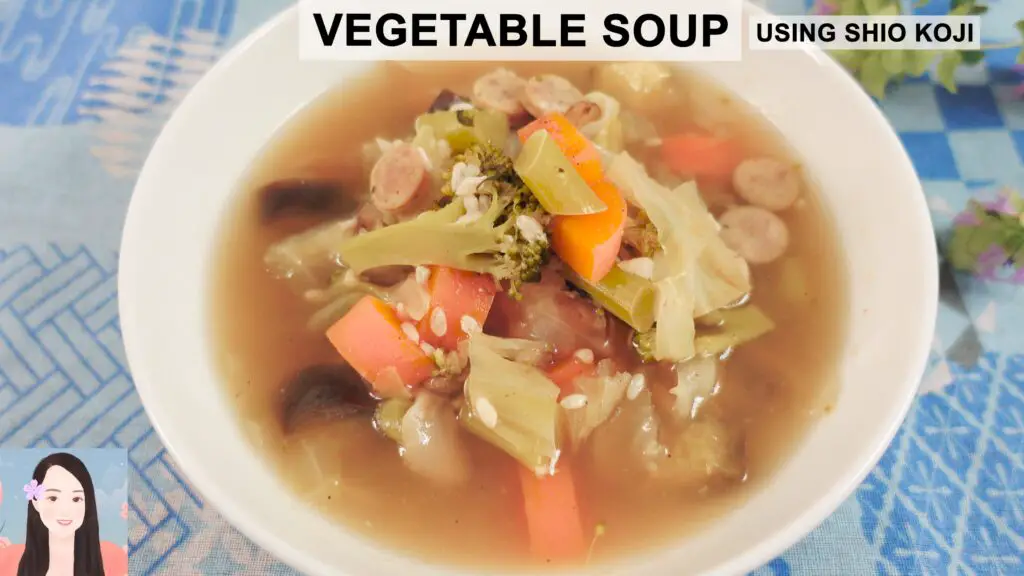 Vegetable Soup Using Shio Koji (Recipe)