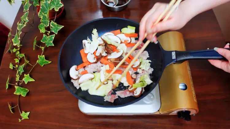 add some of the veggies