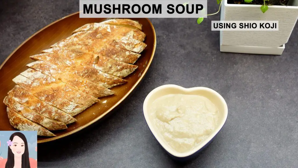 Mushroom Soup Using Shio Koji