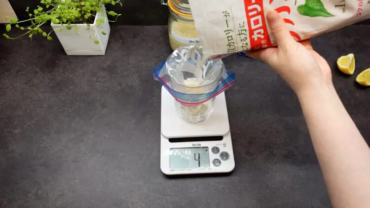 add sugar to the mixture