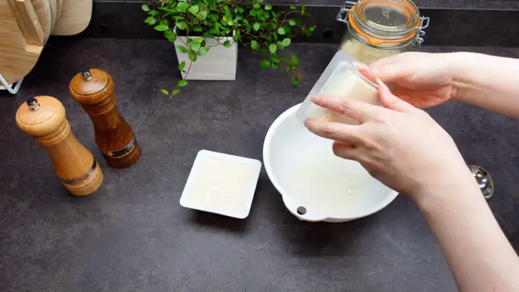 Open up the tofu packages