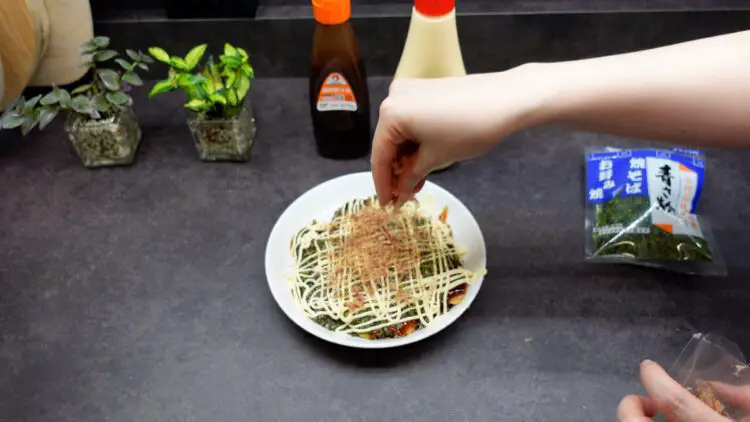 sprinkle some bonito flakes to finish it off
