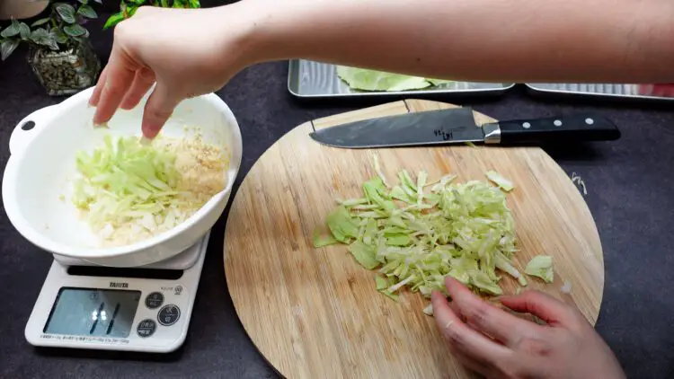 Take a leaf from the head of the cabbage