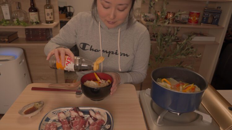 Serve with some ponzu
