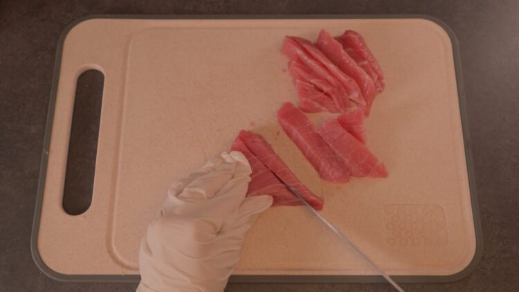 slice it up to your preferred thickness and size