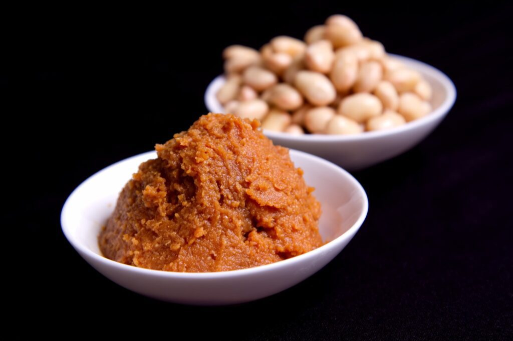miso and soy beans