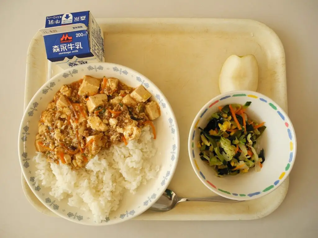 japanese school lunch