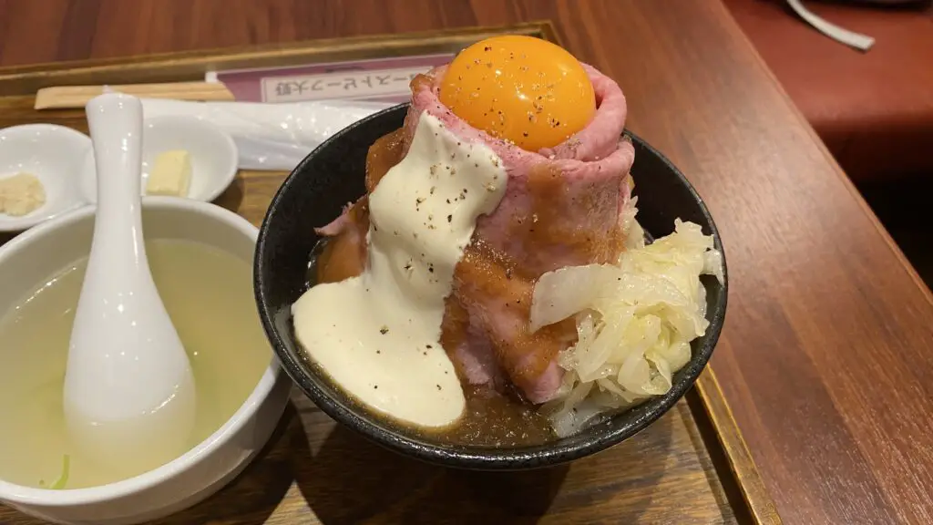 XL Roast Beef Bowl Set Meal with wagyu