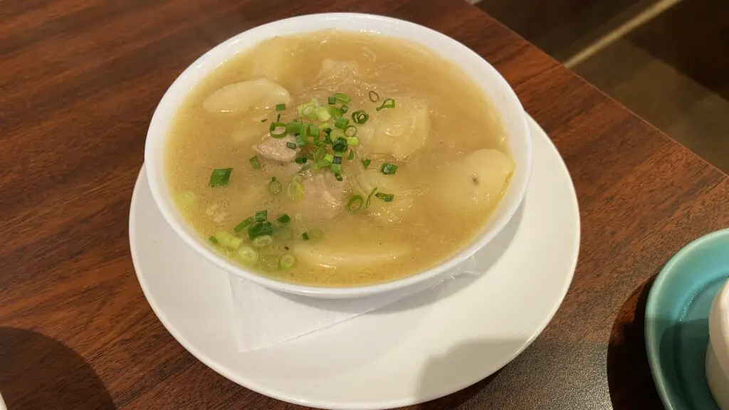 phing sha (pork and potato soup)