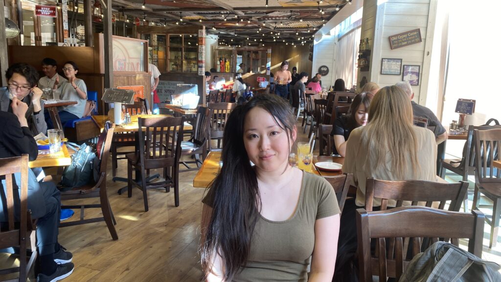 Sakura Yubi at Bubba Gump Shrimp Tokyo