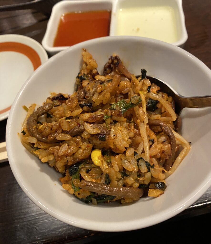 bibimbap at YAKINIKU TORAJI