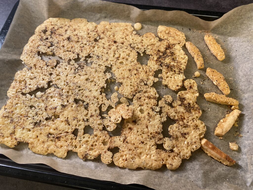 cheese crackers right out of the oven