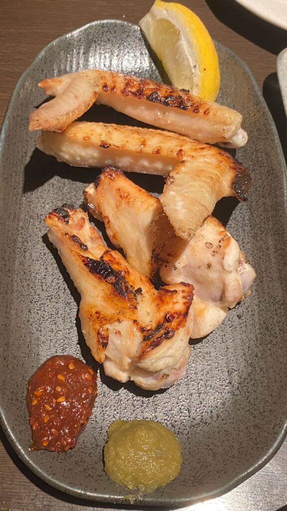 chicken wings at Tosaka Shinjuku