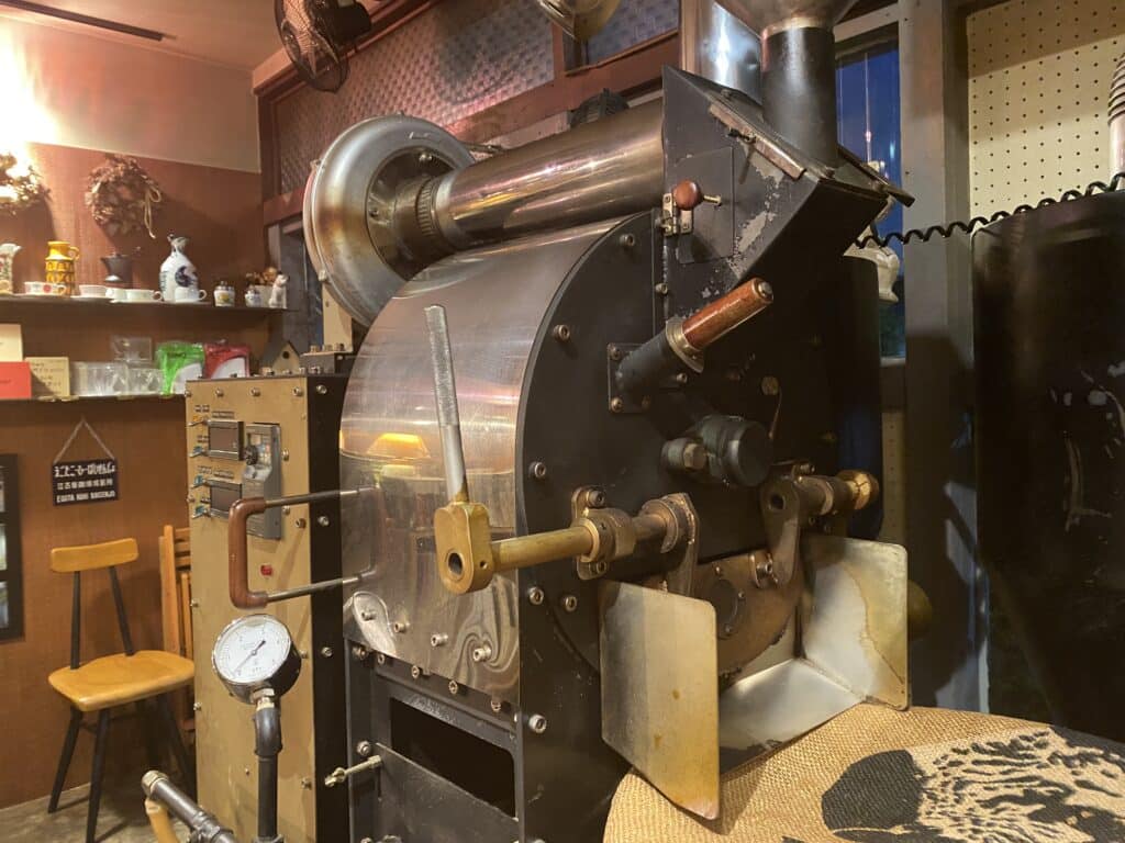 coffee bean roasting machine in Egota Coffee Roaster