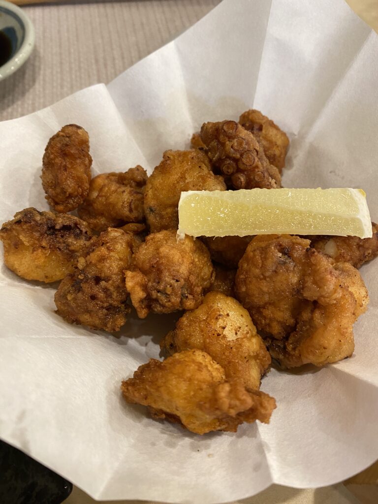 deep fried octopus
