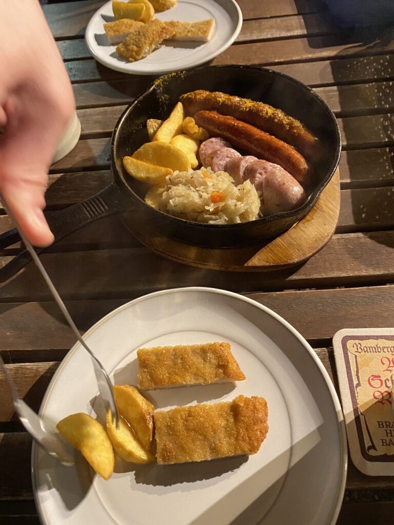 grilled sausage platter at Yoyogi Tanne