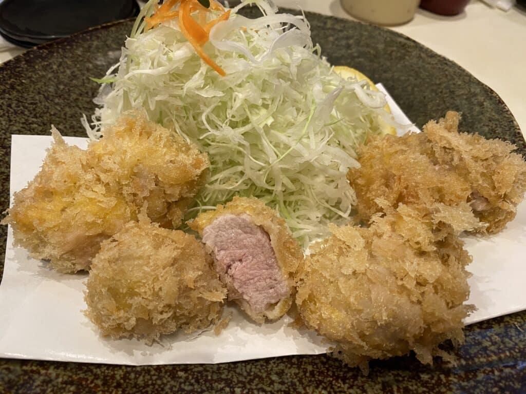 pork fillet cutlet at Tonkatsu Tonta