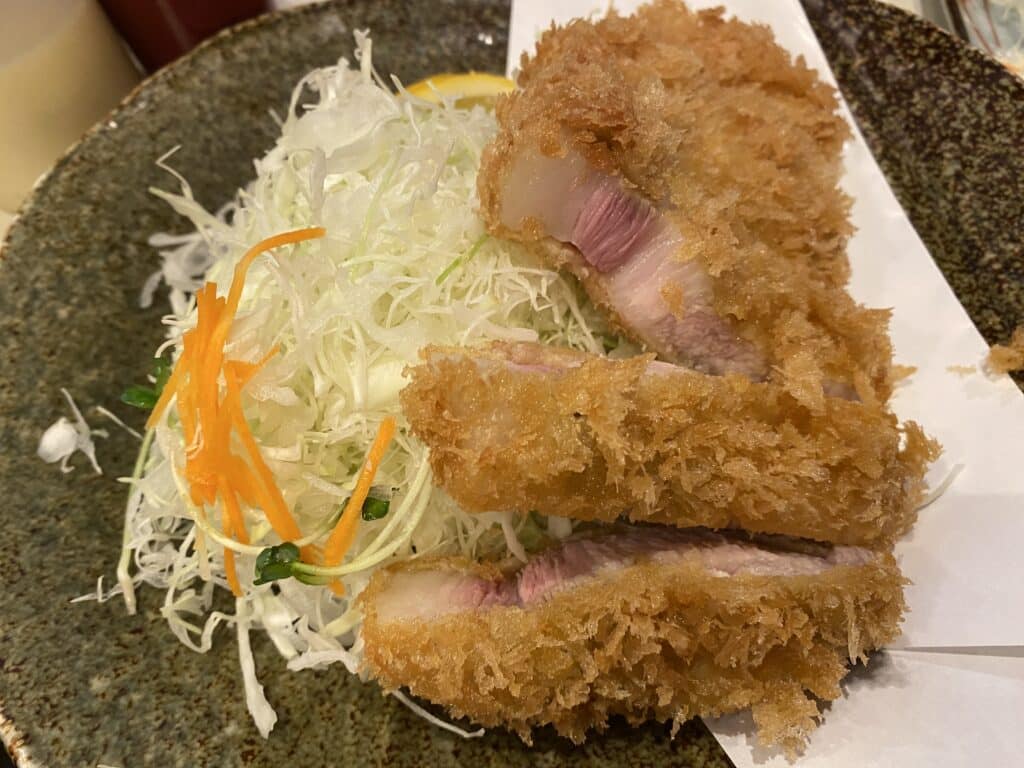 pork loin cutlet at Tonkatsu Tonta