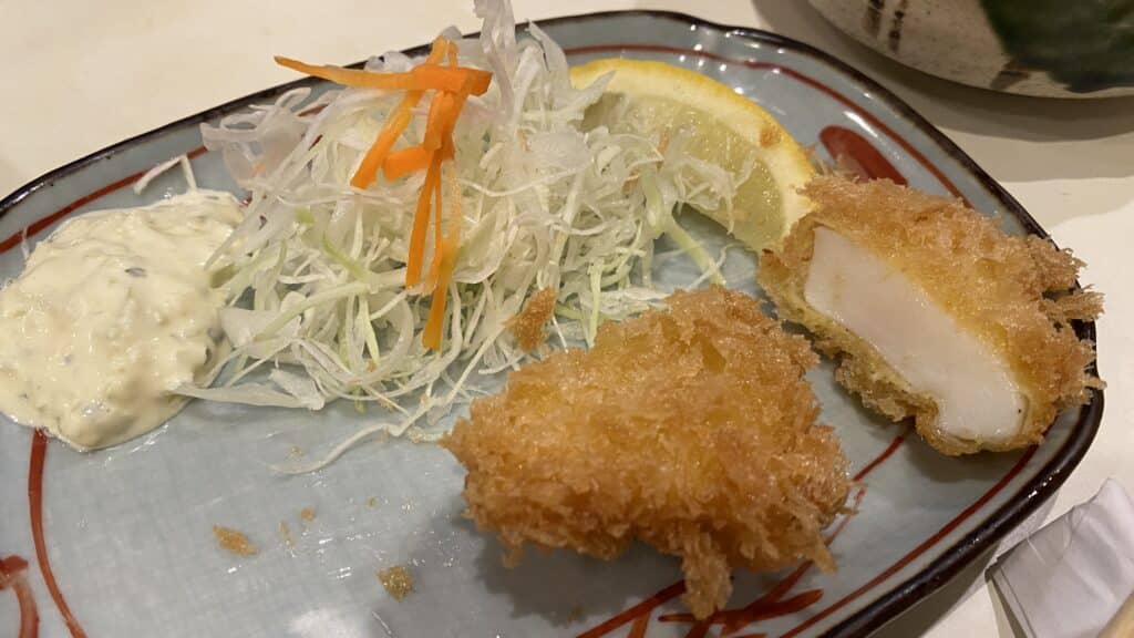 squid cutlet at Tonkatsu Tonta